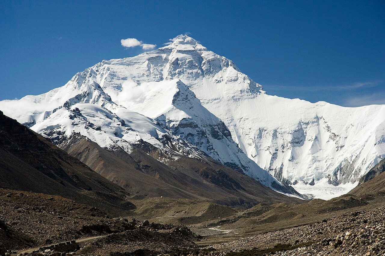 Himalay dağları - Everest zirvəsinin şimal tərəfi