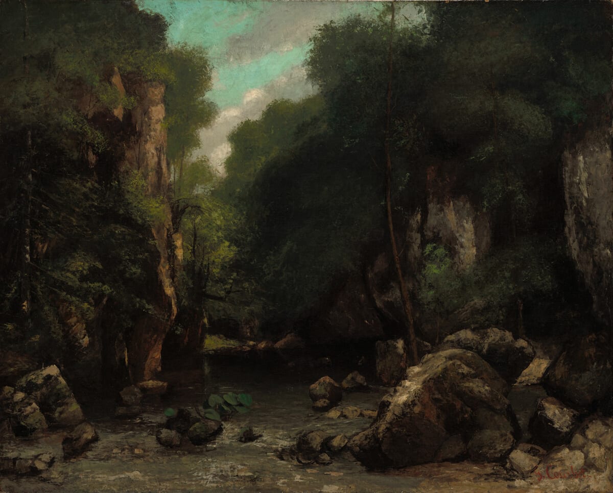 The Valley of Les Puits-Noir — Gustave Courbet