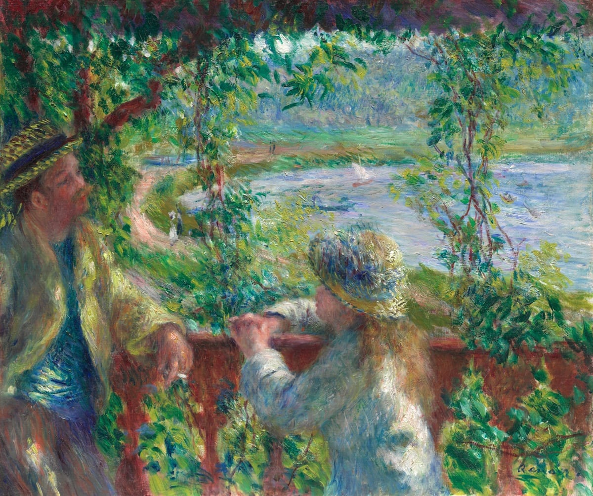 Near the Lake — Pierre-Auguste Renoir
