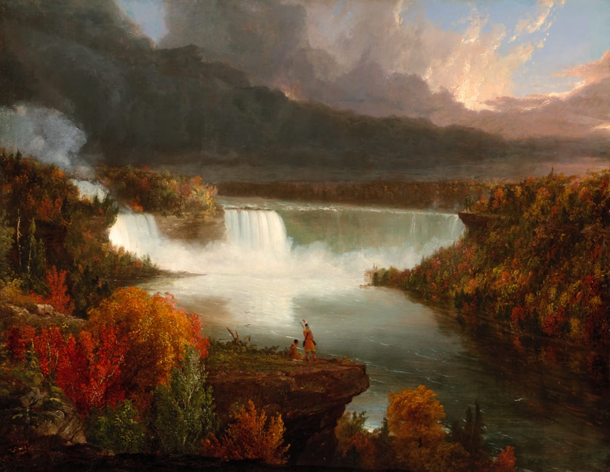 Distant View of Niagara Falls — Thomas Cole